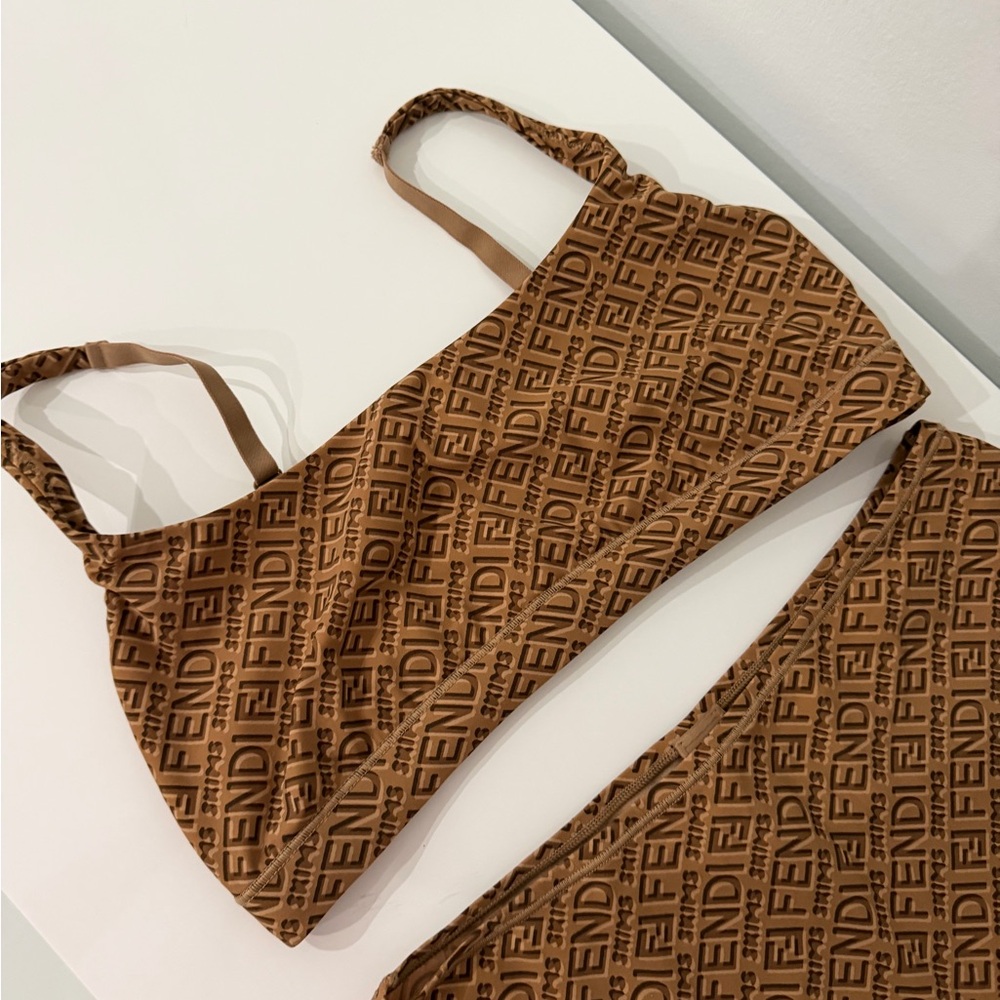 Fendi X Skims Tan Logo Set - Picture 3 of 4